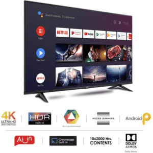 TCL Ultra HD (4K) LED Smart Android TV |139 cm ( 55 inch ) | 55P615