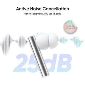 realme Buds Air 2 with Active Noise Cancellation | True Wireless Bluetooth Headset | White