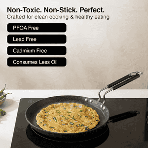 Prestige Durastone Hard Anodised Non-Stick Omni Tawa | Black