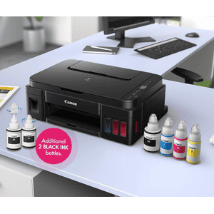 Canon Pixma All-in-One Wireless Ink Tank Colour Printer | Black | G3012
