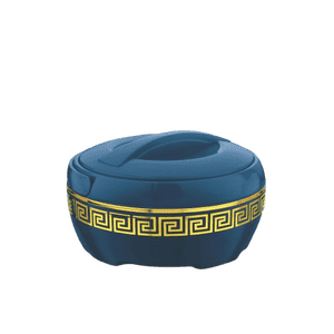 Asian Plastowares Orchid Gold Casserole | 2500ml | Elegant Dinner Set | Multicolor