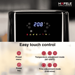 Hafele NOIL Lite Air Fryer | 4.5L | Black