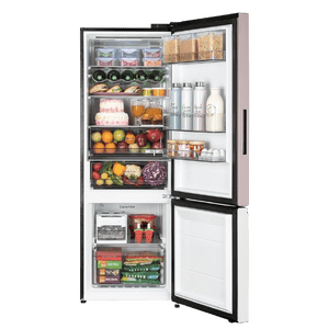 LG Frost Free Double Door Bottom Freezer Refrigerator | 340 L | 2 Star | Wi-Fi Convertible | Pink Tango | 2026 Model |