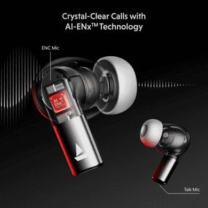 Boat Airdopes Ultra Pro Bluetooth Earbuds with mic | TWS Wireless Earphones | Zinc White