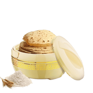 Asian Plastowares Orchid Gold Casserole | 2500ml | Elegant Dinner Set | Multicolor