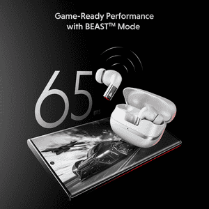 Boat Airdopes Ultra Pro Bluetooth Earbuds with mic | TWS Wireless Earphones | Zinc White