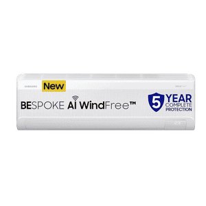 Samsung Bespoke AI WindFree Inverter Smart Split AC | 1.5 Ton | 3 Star | Digital Inverter | White | 2026 Model | AR60H18D1PWNNA