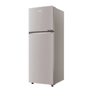 Haier Frost Free Double Door Refrigerator | 240L | 2 Star | Brushline Silver | HRF-2902IBBSA-P