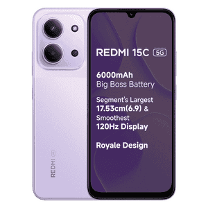 Redmi 15C 5G | 4 GB | 128GB | Dusk Purple | NM