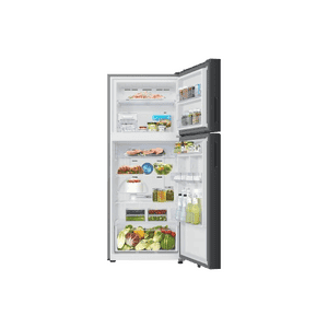 Samsung Double Door Refrigerator | 396L | 2 Star | Black Glass | RT41HB6A4222HL