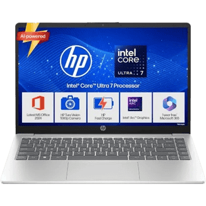 HP Laptop | Intel Core Ultra 7 155H | 24GB | 1TB SSD | 14 inch | Win11 Home | Natural Silver | 14-EP1181TU
