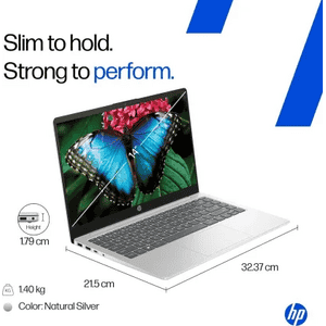 HP Laptop | Intel Core Ultra 7 155H | 24GB | 1TB SSD | 14 inch | Win11 Home | Natural Silver | 14-EP1181TU