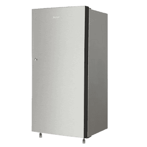 Haier Direct Cool Single Door Refrigerator | 190L | 3 Star | Nickel Steel | HRD-2103BNSA-P