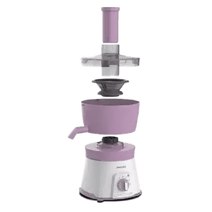 Philips Juicer Mixer Grinder | 600 W | White and Lilac | HL7581/00