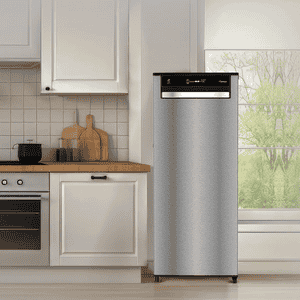 Whirlpool Vitamagic Pro Single Door Refrigerator | 192L | 3 Star | Steel-Y | 73693 215 VMPRO