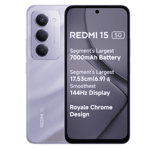 Redmi 15 5G | 6GB | 128GB | Sandy Purple | NM1