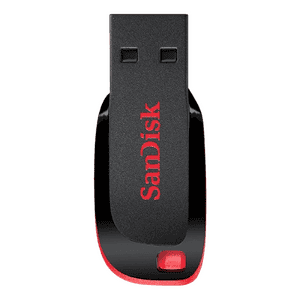 SanDisk Cruzer Blade Flash Drive | Pen Drive | 64GB | Red & Black