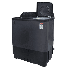 Haier Semi Automatic Top Loading Washing Machine | 9 Kg | 5 Star | Black | HTW90-196BBK