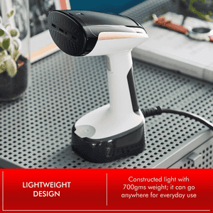 Tefal Access Steam Pocket Garment Steamer | Lightweight | Black | White | Rose Gold
