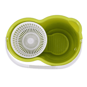 Royalford Spin Easy Mop Bucket | Floor Cleaning System | Green