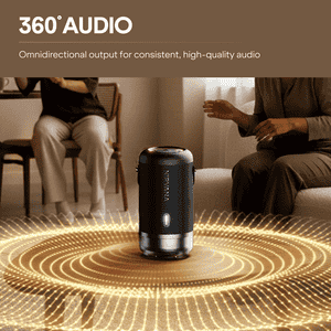 Boat Nirvana Luxe Bluetooth Speaker | 100W | Spatial Audio | NFC Pairing | Charcoal Black