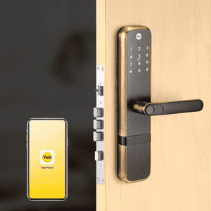 Yale Zuri Smart Door Lock | Fingerprint | PIN | RFID | Manual Key | Bluetooth Digital Smart Lock with Yale Home App Access | 3 Year Warranty | Antique Bronze