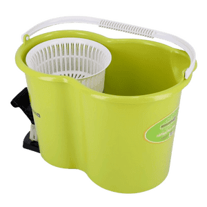 Royalford Spin Easy Mop Bucket | Floor Cleaning System | Green