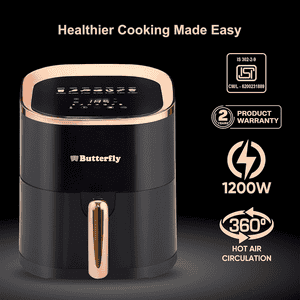 Butterfly Magnum Digital Air Fryer | 4.5L | 1200W | Black