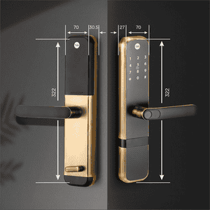 Yale Zuri Smart Door Lock | Fingerprint | PIN | RFID | Manual Key | Bluetooth Digital Smart Lock with Yale Home App Access | 3 Year Warranty | Antique Bronze