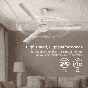 Crompton Energion Cookie BLDC Ceiling Fan | 1200MM | Ivory