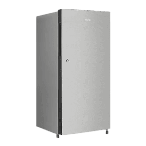 Haier Direct Cool Single Door Refrigerator | 215 L | 3 Star | Nickel Steel | HRD-2353BNSA-P