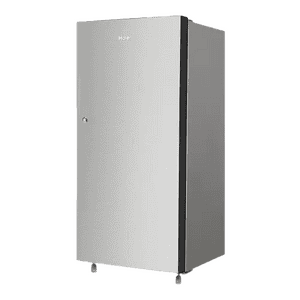 Haier Direct Cool Single Door Refrigerator | 215 L | 3 Star | Nickel Steel | HRD-2353BNSA-P