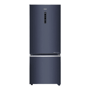 Haier  Frost Free Bottom Mount Refrigerator | 355L | 2 Star |  UltraMarine Steel | HRB-4052BUSA-P