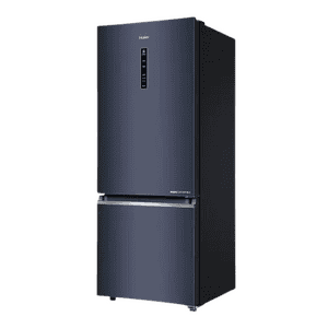 Haier  Frost Free Bottom Mount Refrigerator | 355L | 2 Star |  UltraMarine Steel | HRB-4052BUSA-P