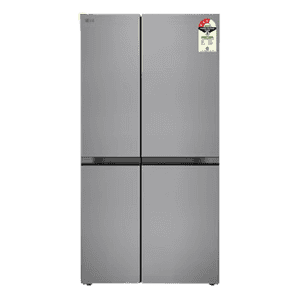 LG Side-by-Side Refrigerator | Convertible | 650L | 3 Star | Convertible | Shiny Steel | GL-B257JPZ3