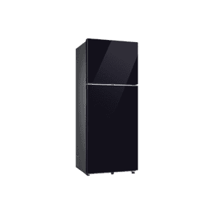 Samsung Double Door Refrigerator | 419 L | 2 Star | Black Glass | RT45HB6A4222HL
