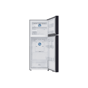 Samsung Double Door Refrigerator | 419 L | 2 Star | Black Glass | RT45HB6A4222HL