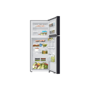 Samsung Double Door Refrigerator | 419 L | 2 Star | Black Glass | RT45HB6A4222HL