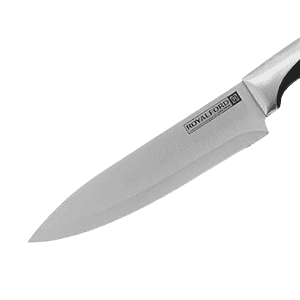 ROYALFORD Chef's Knife | Ergonomic Design - 8" | Silver | RF1801-CK