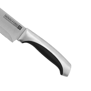ROYALFORD Chef's Knife | Ergonomic Design - 8" | Silver | RF1801-CK