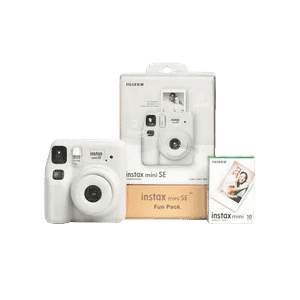 Fujifilm Instax Mini SE Fun Pack Instant Camera | Grey