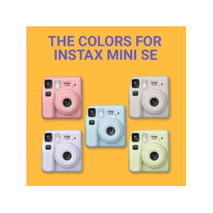 Fujifilm Instax Mini SE Fun Pack Instant Camera | Grey