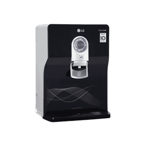 LG RO + UV + UF + Mineral Booster Water Purifier | 8L | Stainless Steel Tank | Black | WW184ETB