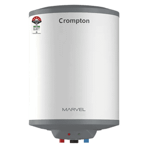 Crompton Marvel Vertical Storage Geyser | 6 L | White | ASWH-5106
