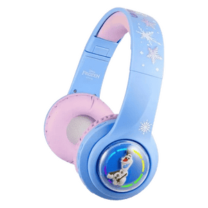 Disney Frozen Kids 3D Bluetooth Wireless Stereo Headphones | Foldable Ear Cups | Blue | DY-3054-FR