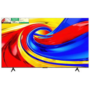 TCL P series QLED 4K Ultra HD Smart Google TV | 109.22cm (43 inch) | 2 Star | Black | 2026 Model | 43P7L