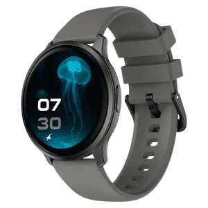 Fastrack Jupiter R3 Smart Watch | Round Display | Gun black & Grey