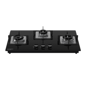 Crompton 3Br Hob | 76 cm | Auto Ignition | Black | SKHB763SP-MBL