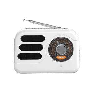 iGear Vintune Radio Mp3 Player with Bluetooth Speaker | White