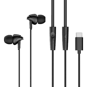 Boat Bassheads 300C Wired Earphones | Type-C Connector | 10mm Drivers | Active Black